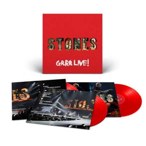 Rolling Stones(롤링 스톤스)-GRRR LIVE! (Live At Newark, New Jersey, 3LP Red Coloured Vinyl)-154-LP