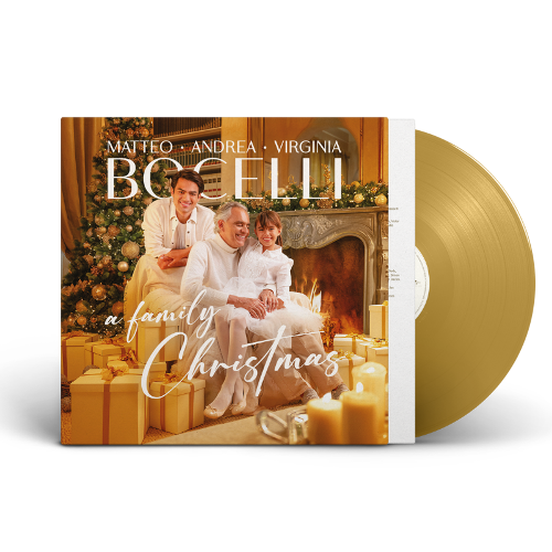 Matteo, Andrea, Virginia Bocelli(안드레아, 마테오, 버지니아 보첼리) - A Family Christmas (1LP 골드 컬러반)-133-LP